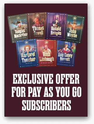 Only for PAY AS YOU GO Subscribers - Complete Your Heroes of Liberty Series